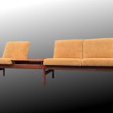 Modular teak sofa, Scandinavian vintage 1960s