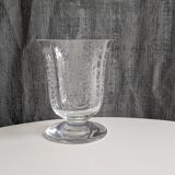 Art deco crystal vase by Baccarat, Michelangelo model