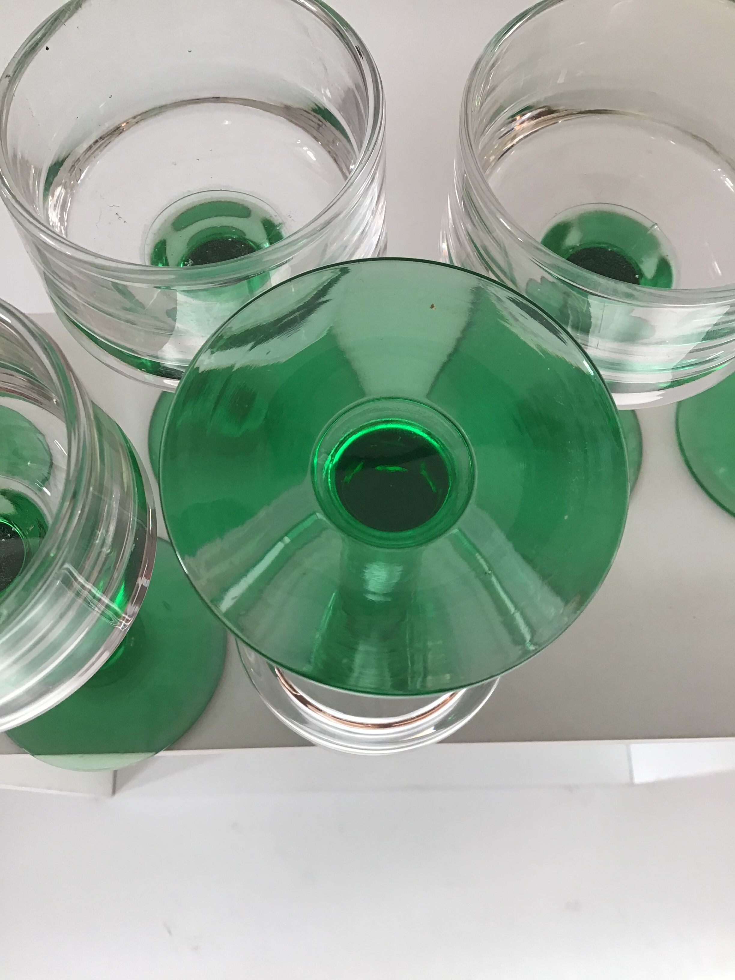 6 verres d’Alsace années 70