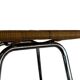 Ensemble de 4 tabourets de bar vintage Dirk Van Sliedregt Rohe Noordwolde modèle bas