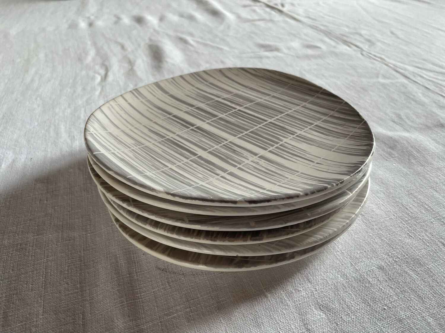 Dessert plates Voile Niderviller