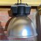 Vintage Industrial PHILIPS Globe Aluminum Pendant Light