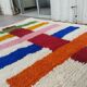 Hand-woven Berber rug, size 200 x 300 cm
