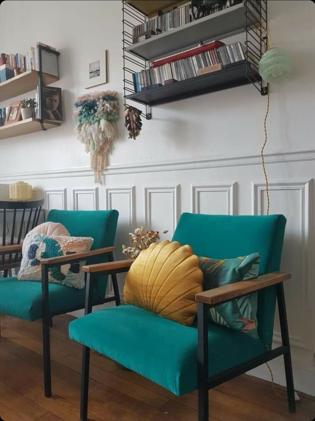 Vintage opaline walker