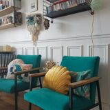 Vintage opaline walker