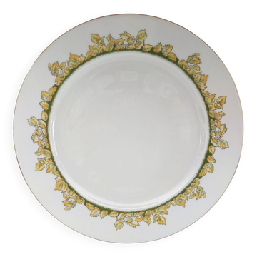 Assiette en porcelaine de Limoges Haviland Hôtel Métropole Bruxelles