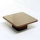 "DS-47" leather coffee table by De Sede, Switzerland, 1970s