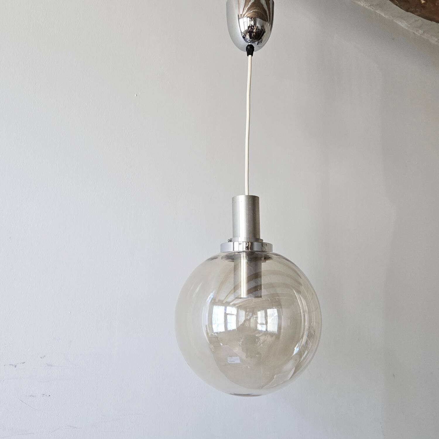 Vintage ball pendant light 1970