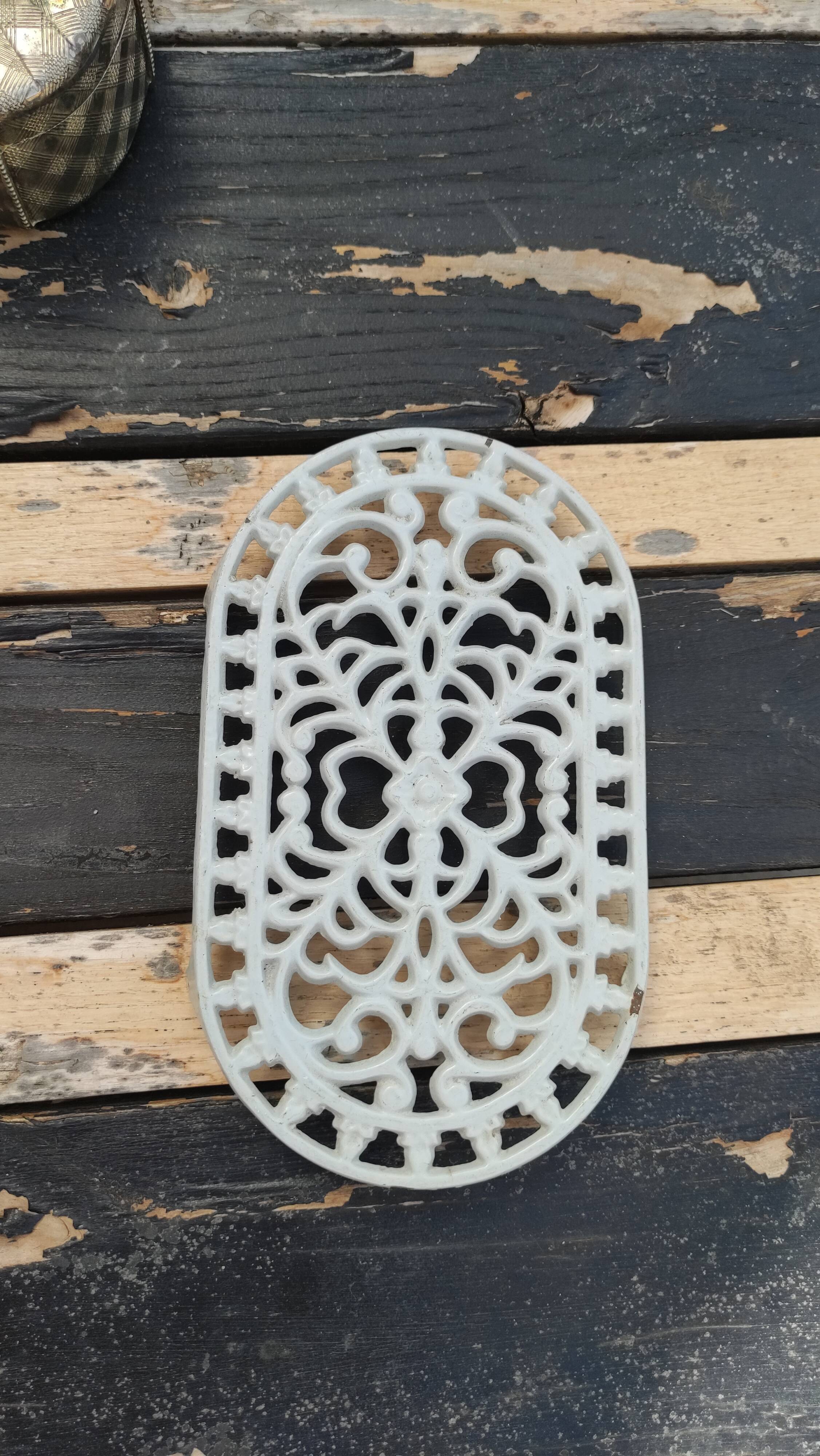 Vintage cast iron underside