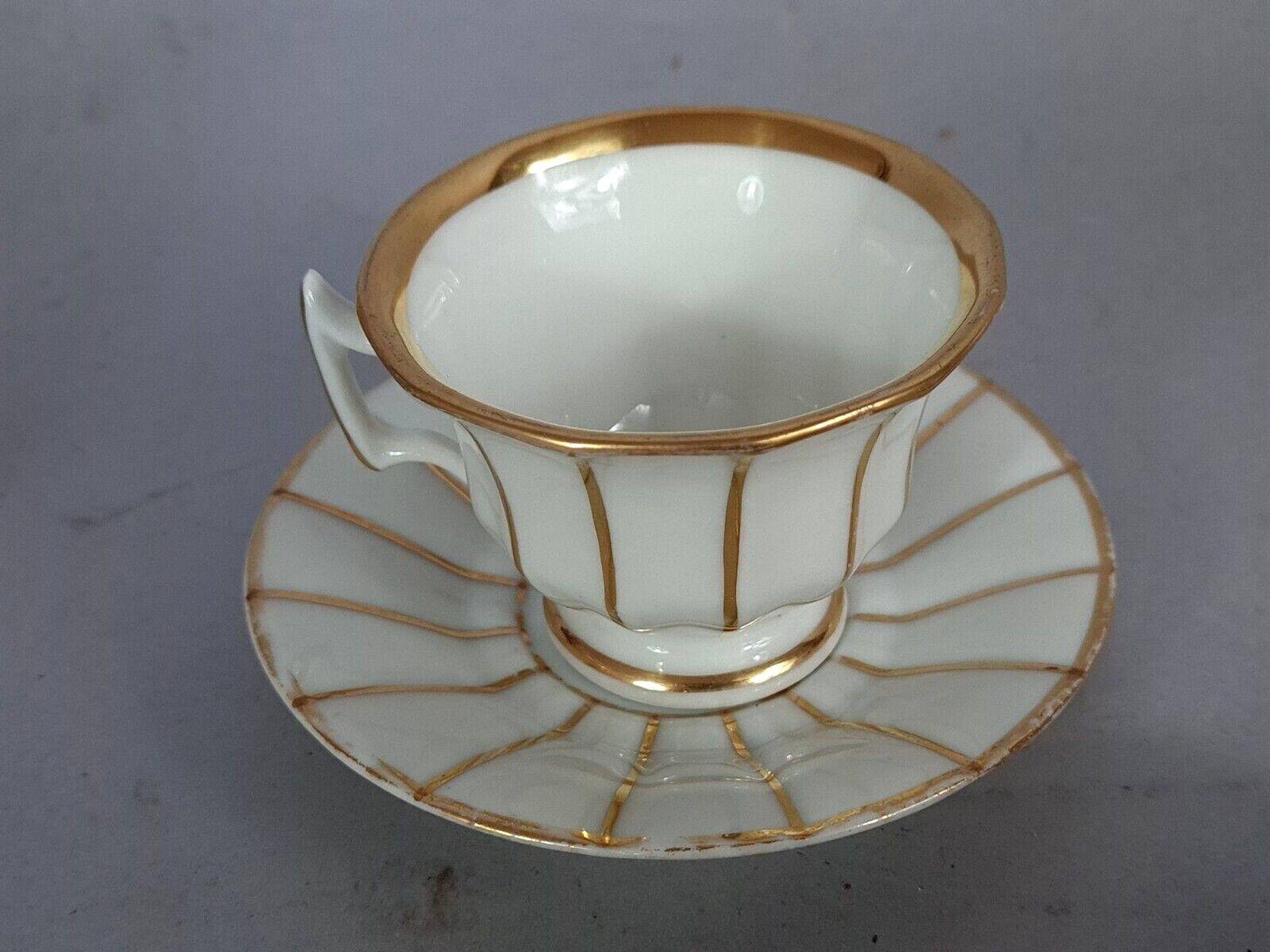 Antique Paris porcelain tête-à-tête coffee service. Very good condition S988