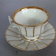 Antique Paris porcelain tête-à-tête coffee service. Very good condition S988