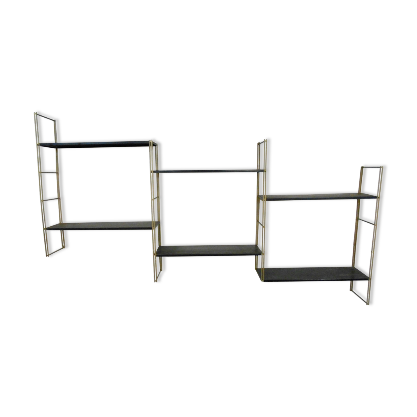 Vintage metal shelves