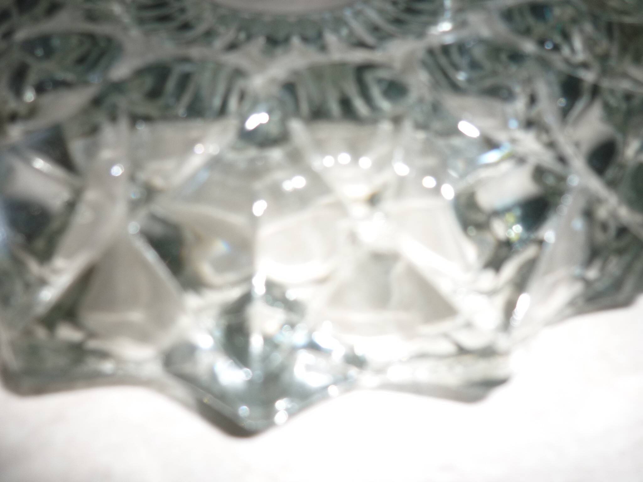 Vintage glass ashtray 1970