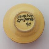 Henriot Quimper egg cup or small butter dish