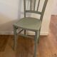 Chaise bistrot Luterma vintage verte grisée