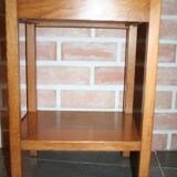 Vintage English bedside wood small format