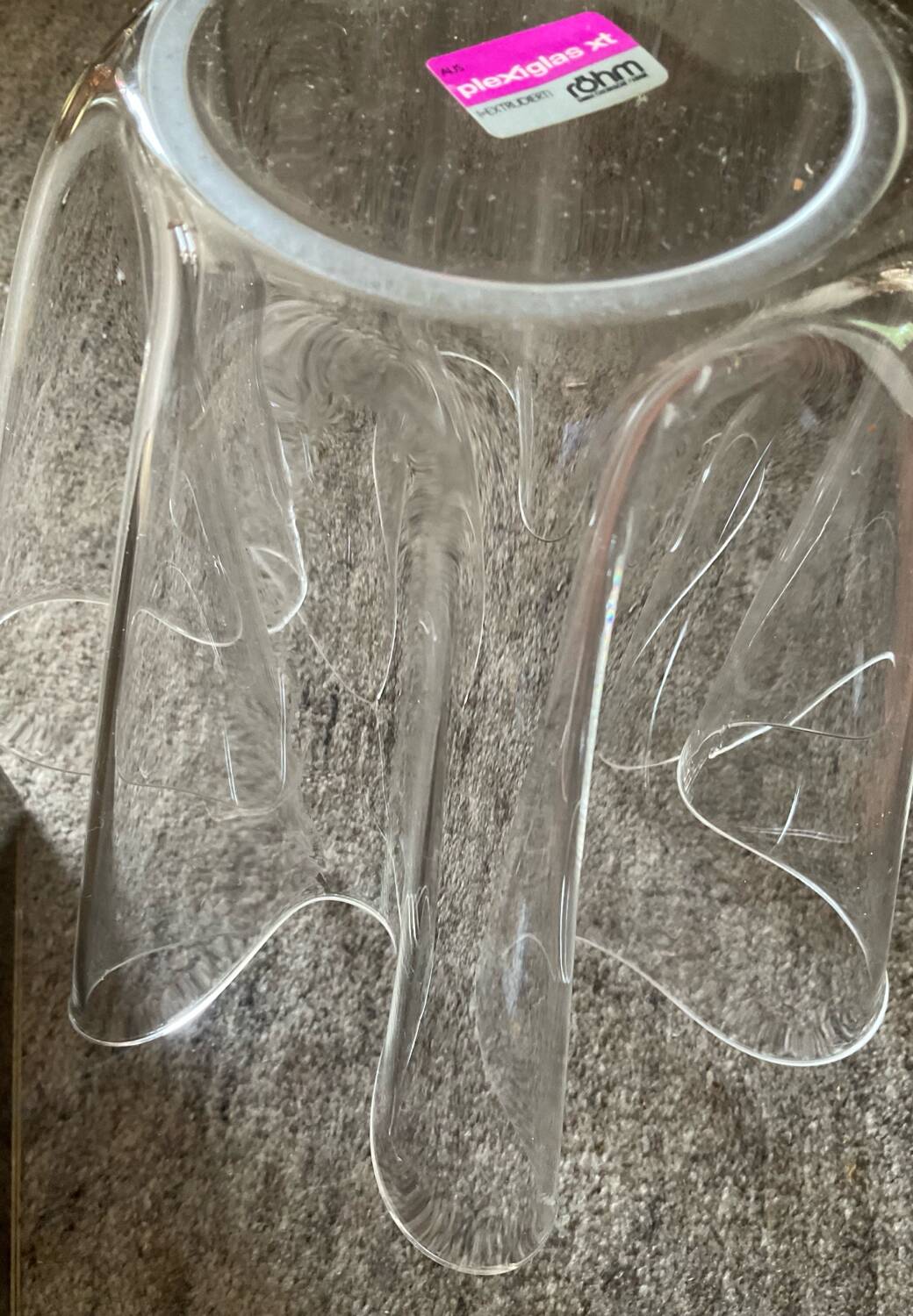 Trio of Röhm handkerchief vases from the 70s and 80s