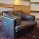 Niels Eilersen leather lounge chair, 1960s