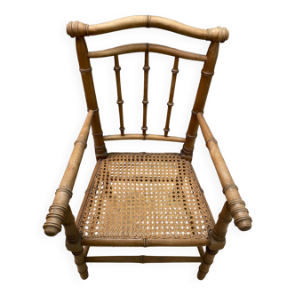 Small armchair for tanned children