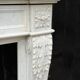 Louis XVI style Carrara marble fireplace circa 1880