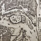 19th century engraving / Plan of Paris / Plan of Visscher