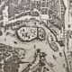 Gravure XIXème / Plan de Paris / Plan de Visscher