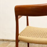 Mid century teak armrest chair by Niels O. Møller for J.L. Moller, Model 56, Denmark, 1950s