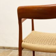 Mid century teak armrest chair by Niels O. Møller for J.L. Moller, Model 56, Denmark, 1950s