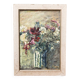 Oil on panel, still life, bouquet of flowers