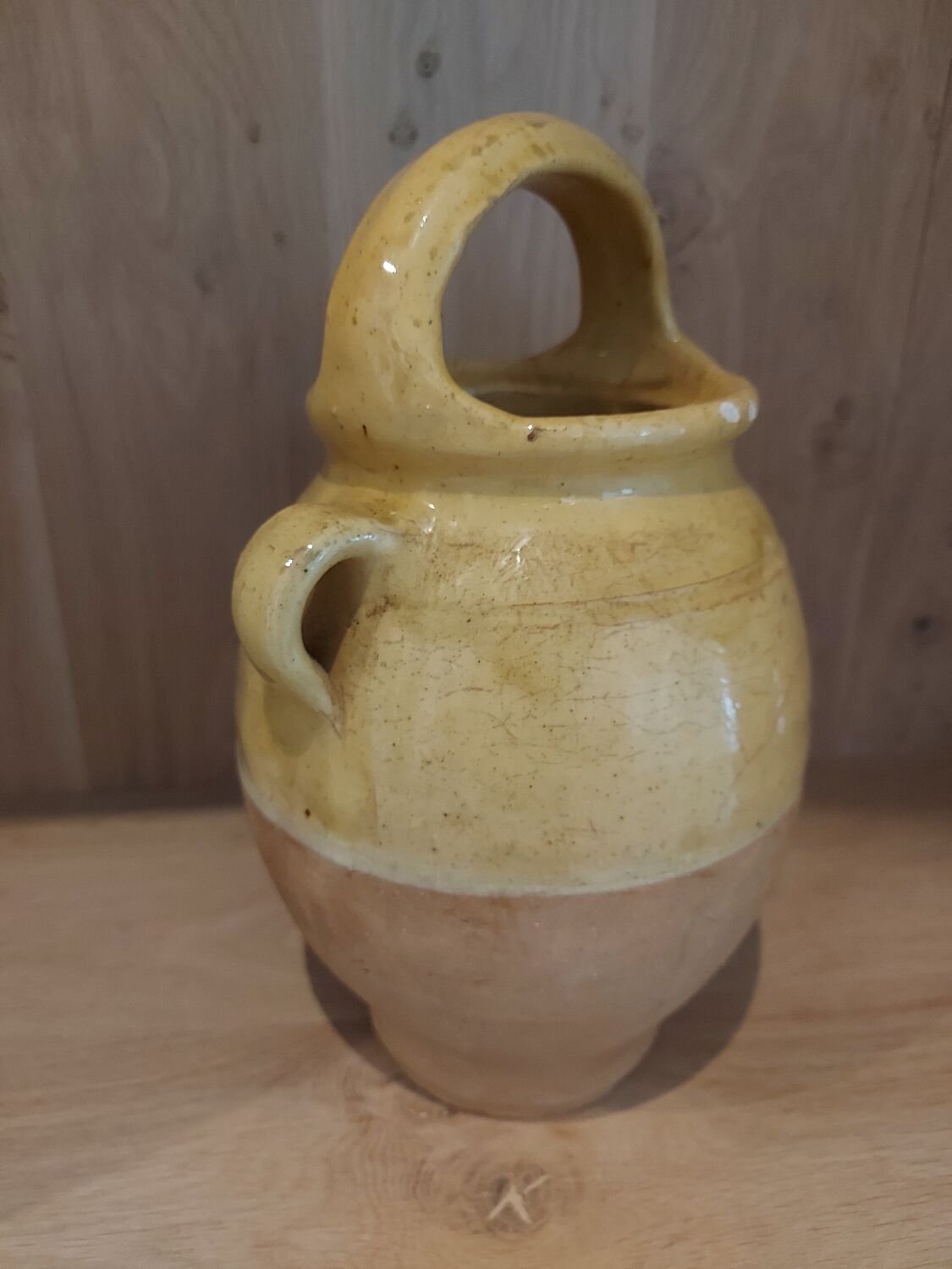 Vernissee earthenware jug, Provence