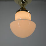 Art nouveau flush mount, 1910s, restored