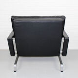 Set 2 vintage PK31/1 Lounge Chair & PK61 Coffee Table by Poul Kjaerholm for E. Kold Christensen