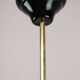 Mid-Century Modern Italian Brass and Opaline Chandelier