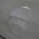 Two tone glass pendant light