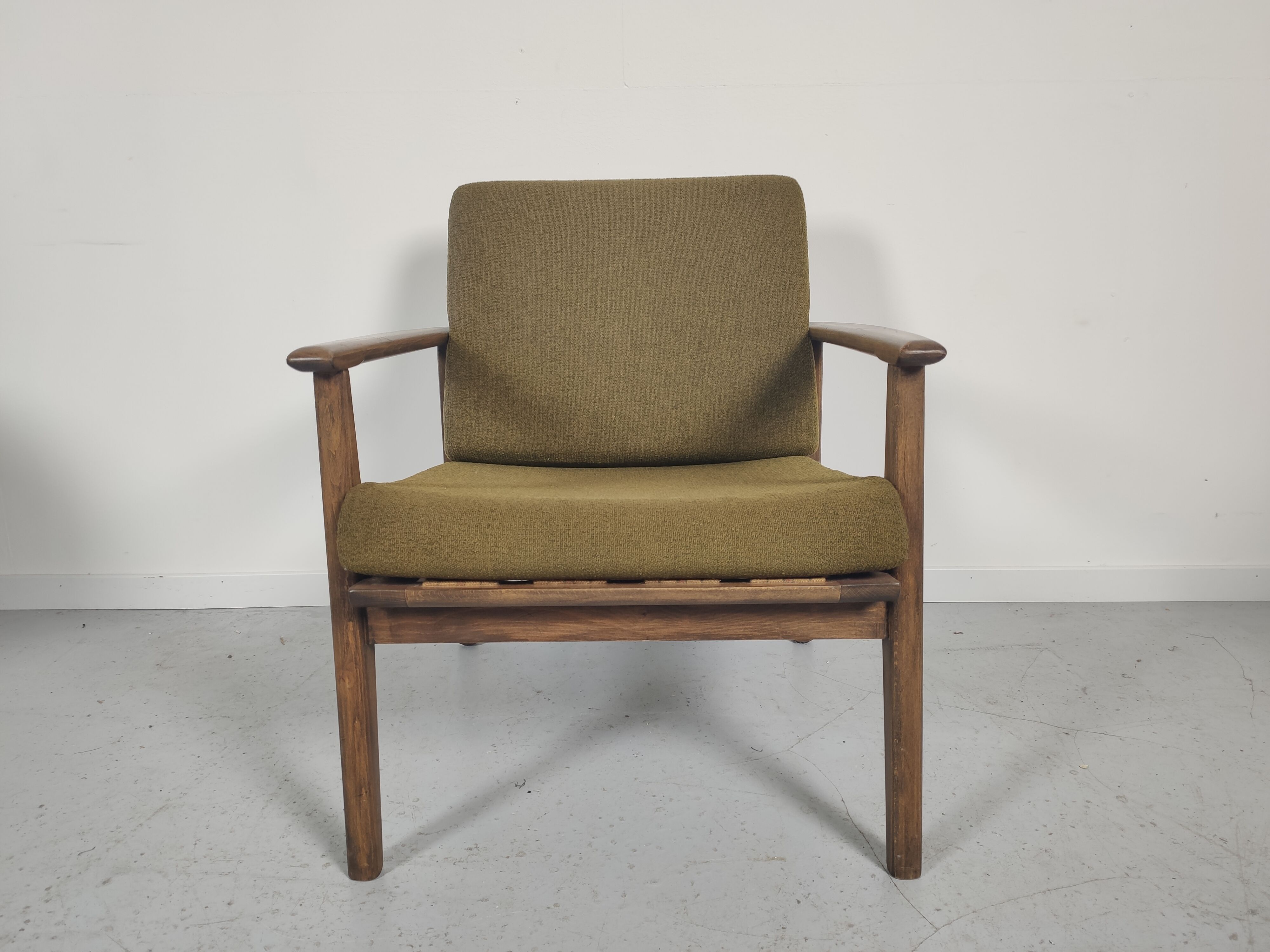 Scandinavian armchair oak 50/60