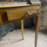Art Deco dressing table in solid oak