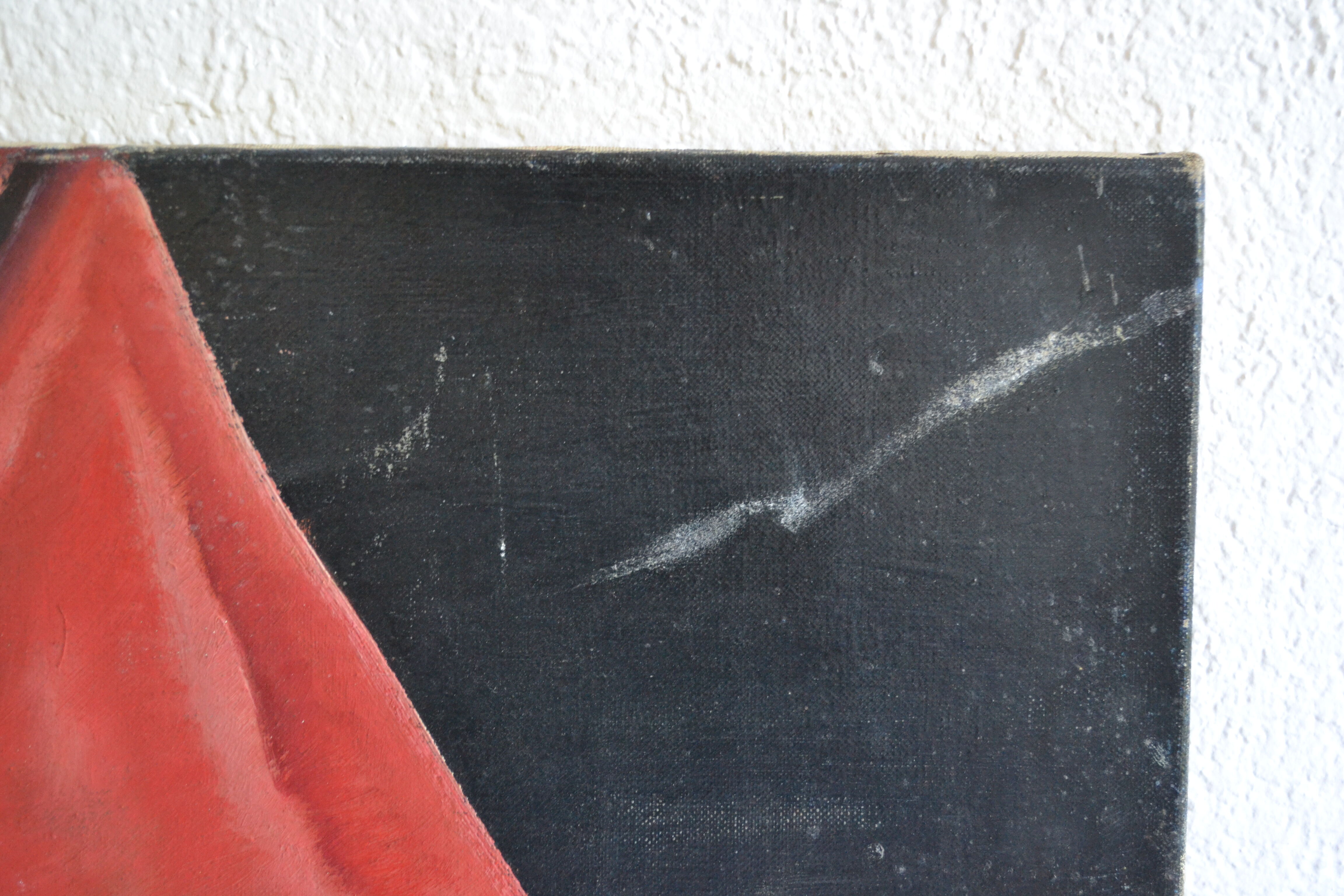 Charles floutard ( 1926 2006 ) still life with vase hst 61 x 50 cm