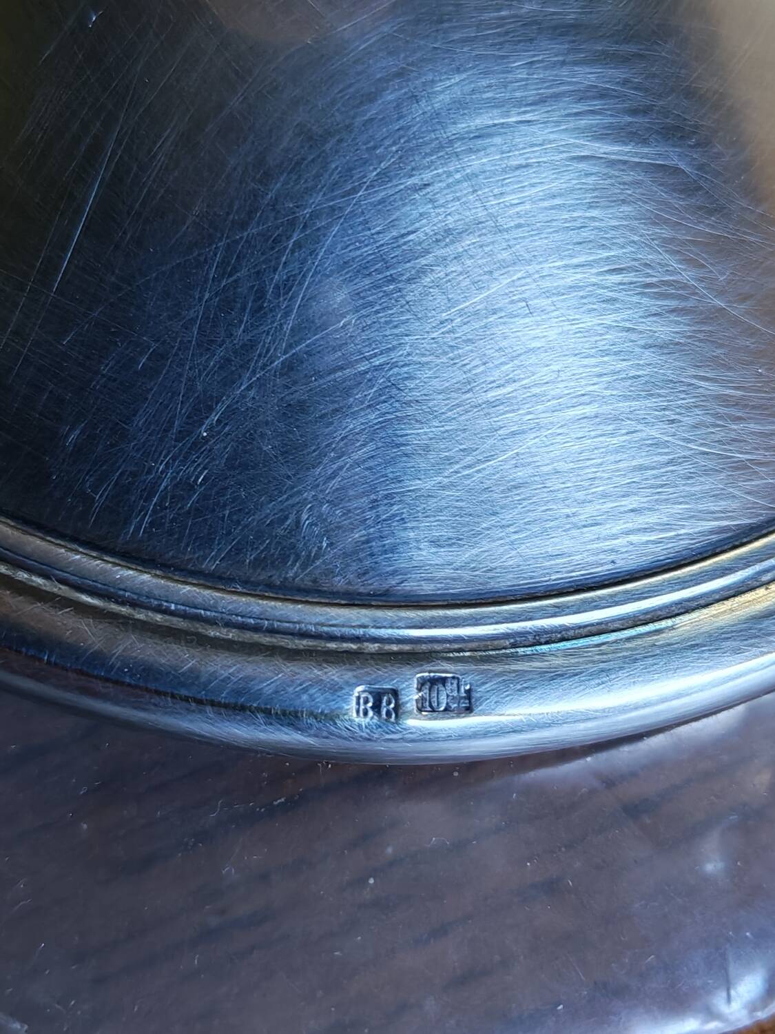 Art Deco silver-plated bowl by Bouillet and Bourdelle