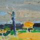 Karl Hall (1919-2011), Swedish Modern Painting, 1960s, Oil on Canvas, Framed