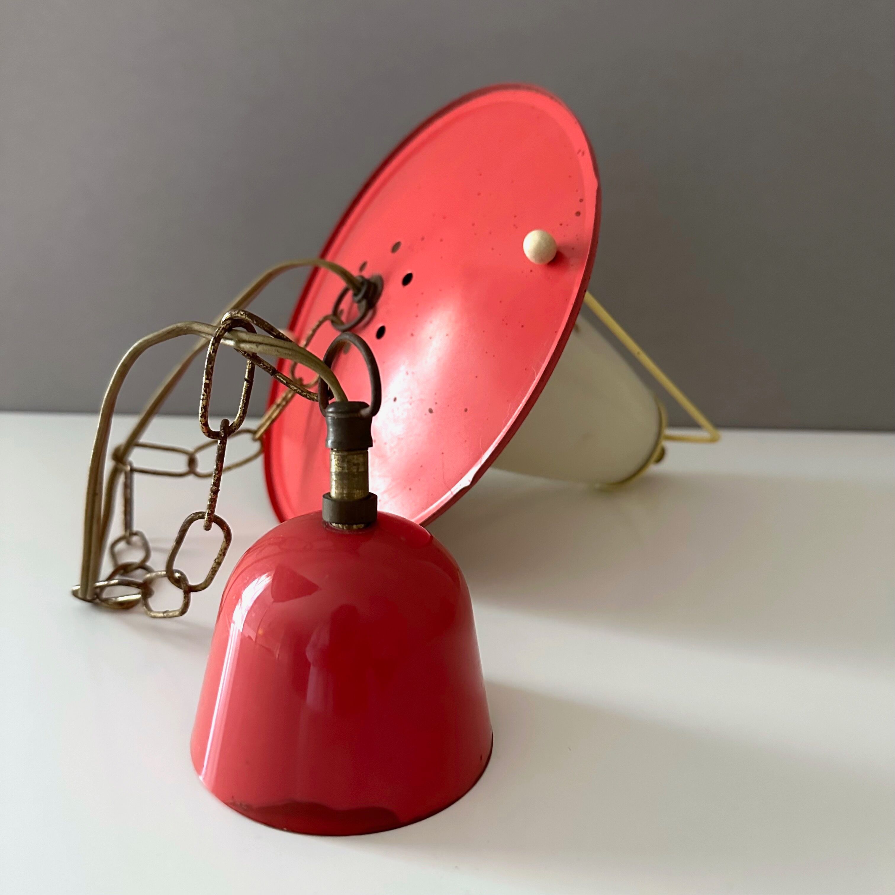 50's hanging lamp vintage