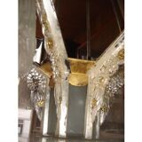 Art deco bronze chandelier from 1920/30