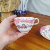 Porcelain Cup & Saucer, Palais Royal Lahoche in Paris, 19th Century Chinese Decor