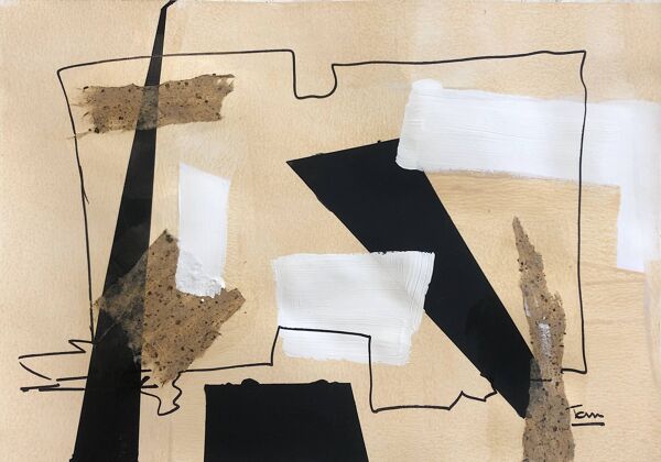Peinture abstraite originale et unique peinte à la main