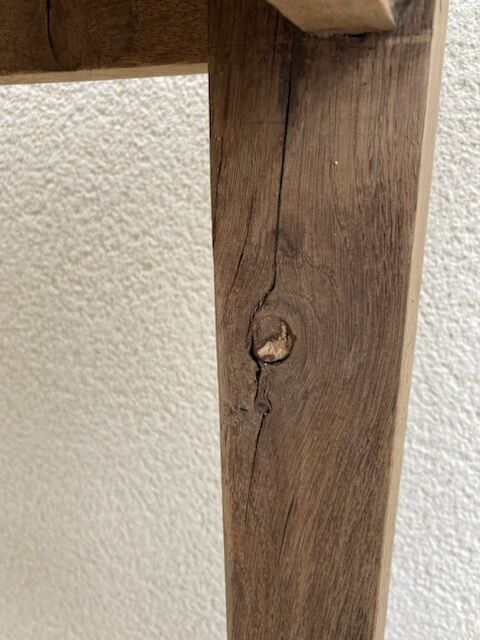 Antique solid wood table