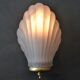 Applique vintage coquillage en verre