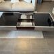 Table basse/bar Willy Rizzo acier inoxydable