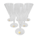 Ensemble de 6 flutes en cristal Villeroy et Boch