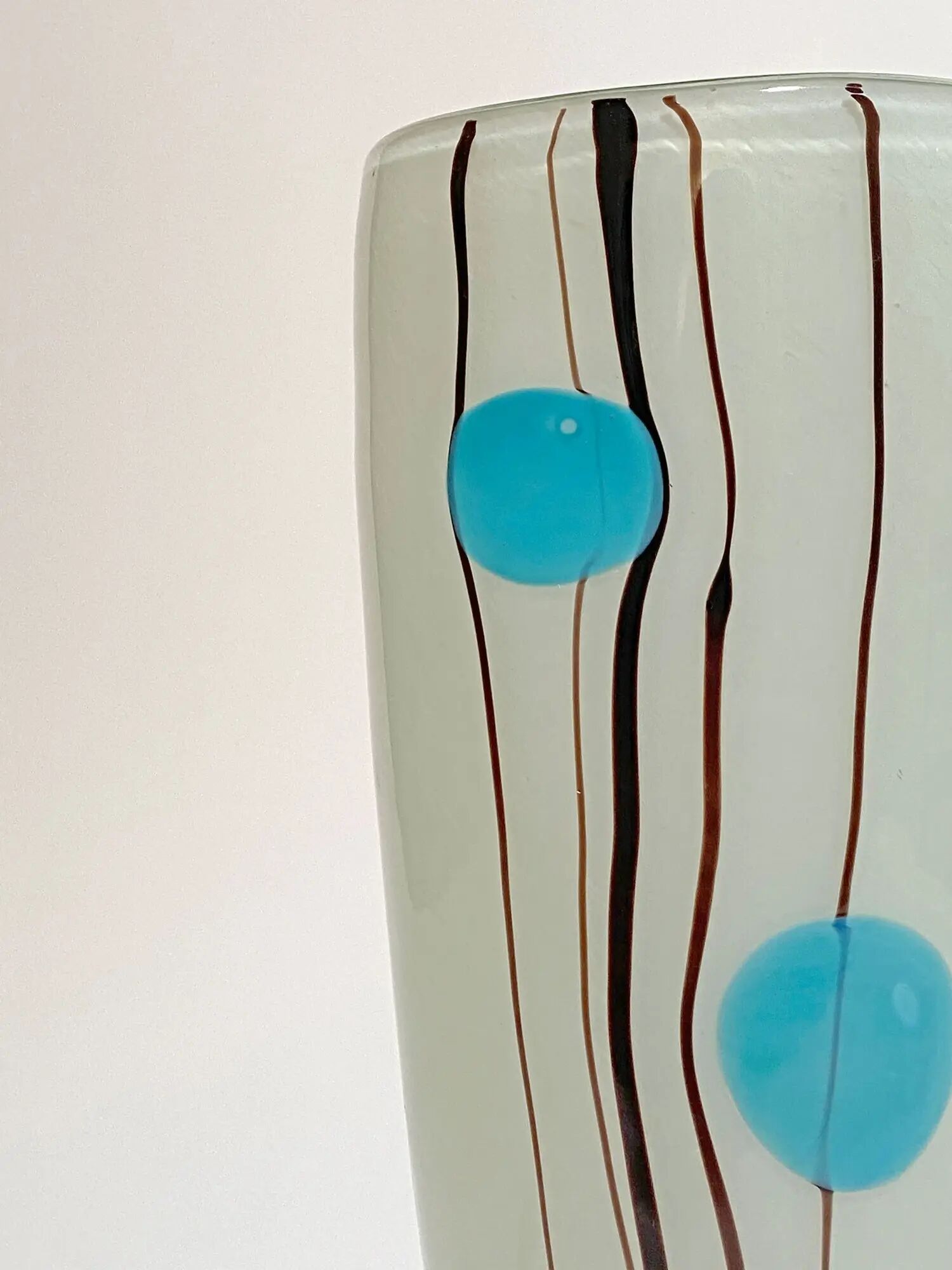 Modernist glass lamp