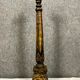 Candle period 18th century in polychrome wood
