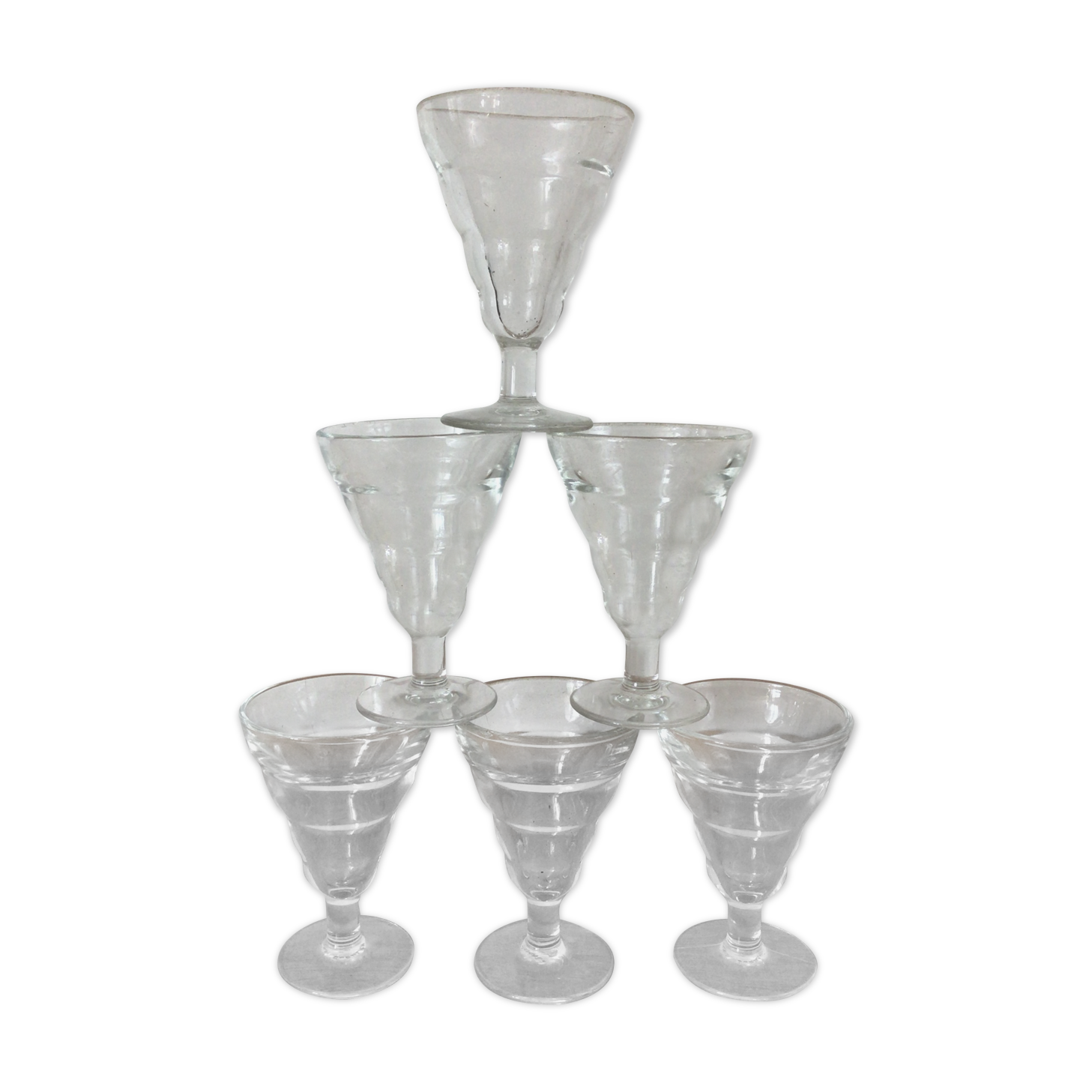 Set of 6 glasses bistro Duralex